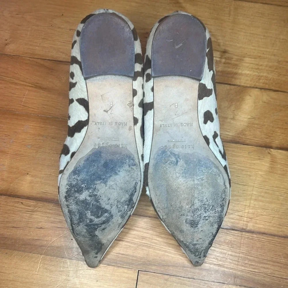 KATE SPADE Emma Dyed Calf Fur Flat Shoes Size 7B - Picture 6 of 7